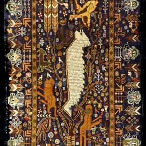 Herati Hunting Rug #4376 SOLD